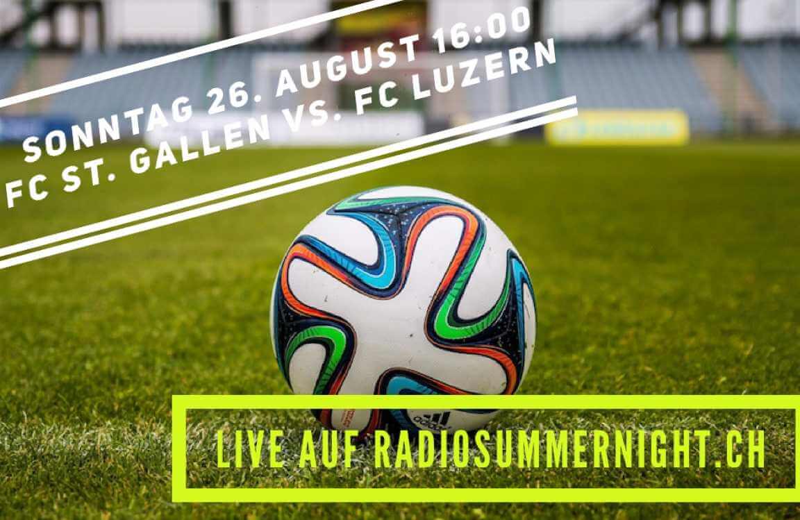 FCSG vs. FC Luzern | Wir Senden Live vom Fussballspiel FC St. Gallen – FC Luzern aus dem Kybunpark. Sei auch du Live mit dabei im Radio. 54F02C56 404E 4BF3 8108 017F05F02767 |