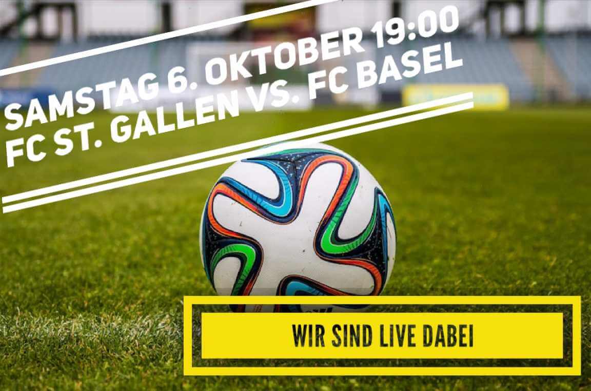 FC St.Gallen vs. FC Basel | Wir Senden Live vom Fussballspiel FC St. Gallen – FC Basel aus dem Kybunpark. Sei auch du Live mit dabei im Radio. 96E220DE C778 401D 8EB9 678CC50BE3BD |