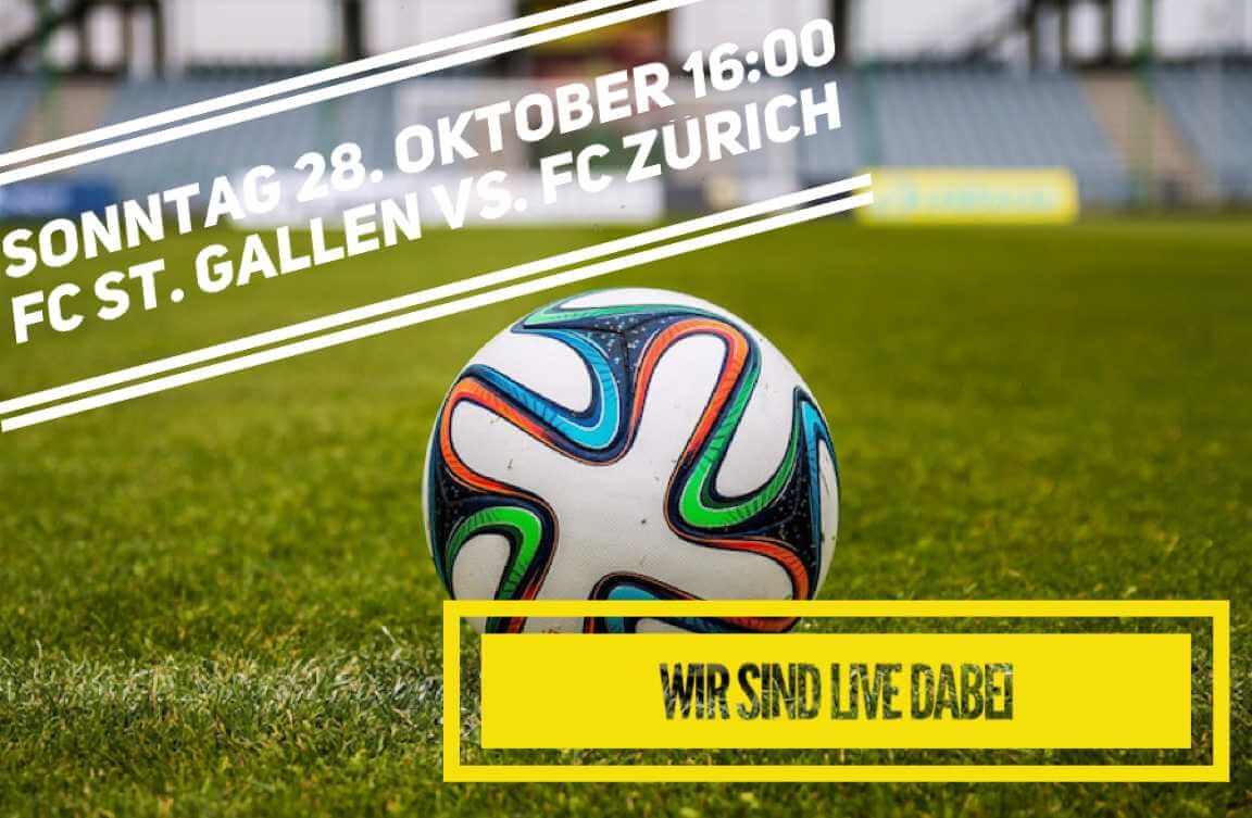 FC St. Gallen vs. FC Zürich | Wir Senden Live vom Fussballspiel FC St. Gallen – FC Zürich aus dem Kybunpark. Sei auch du Live mit dabei im Radio. F48C8B00 364E 466B BE10 50452FDF5A6E |