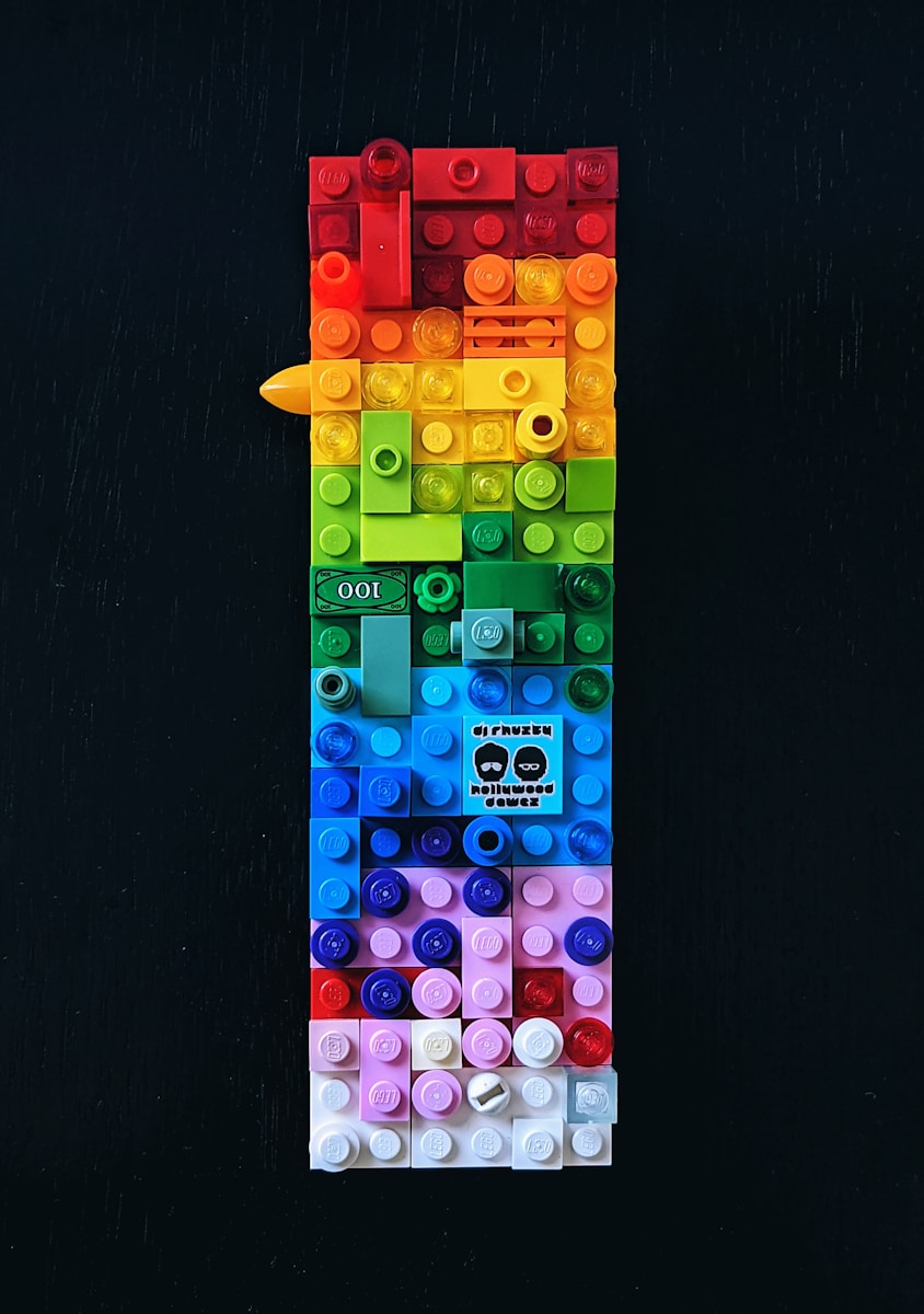 assorted color iphone screen on black surface