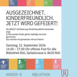 Kinderfest Rüti ZH: Kinderrechte und Kinderrat entdecken