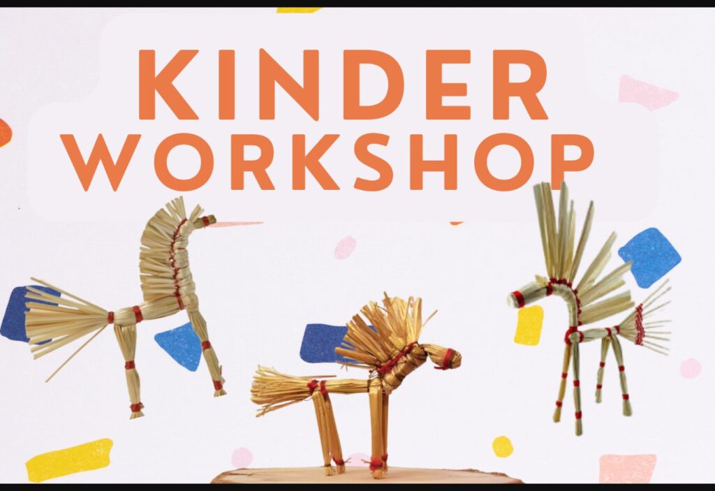 Kinderatelier in Rapperswil: Kunterbuntes Gestalten mit Stroh