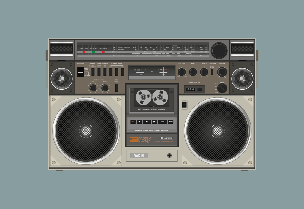 radio cassette, speaker, sound, audio, music, microphone, song, hitachi, recorder, vintage, radio, cassette