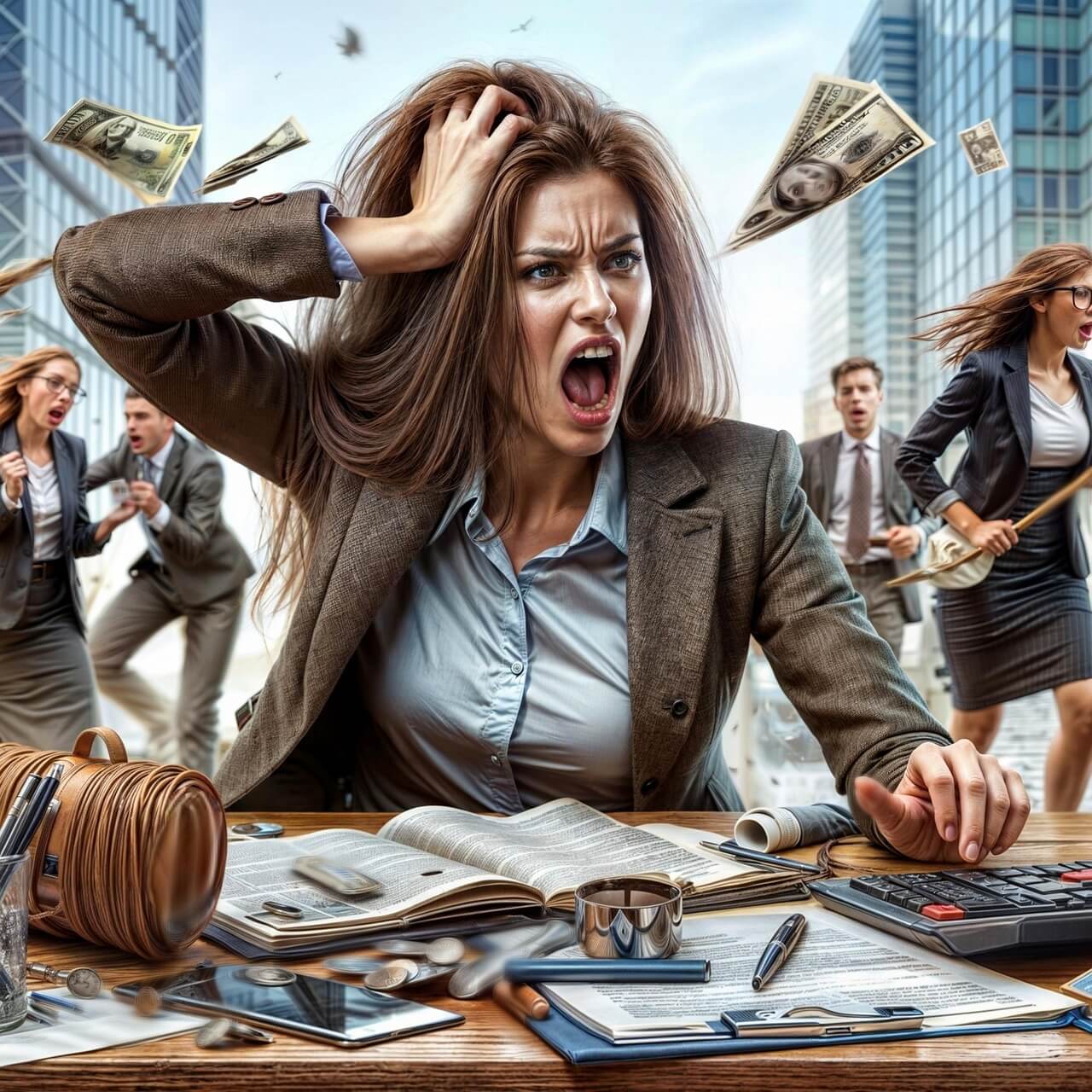 Schule Winterthur: Stress | ai generated, woman, work, stress, anxiety, career, corporate, strategy, human, monetary, aim, greed, stress, stress, stress, stress, stress