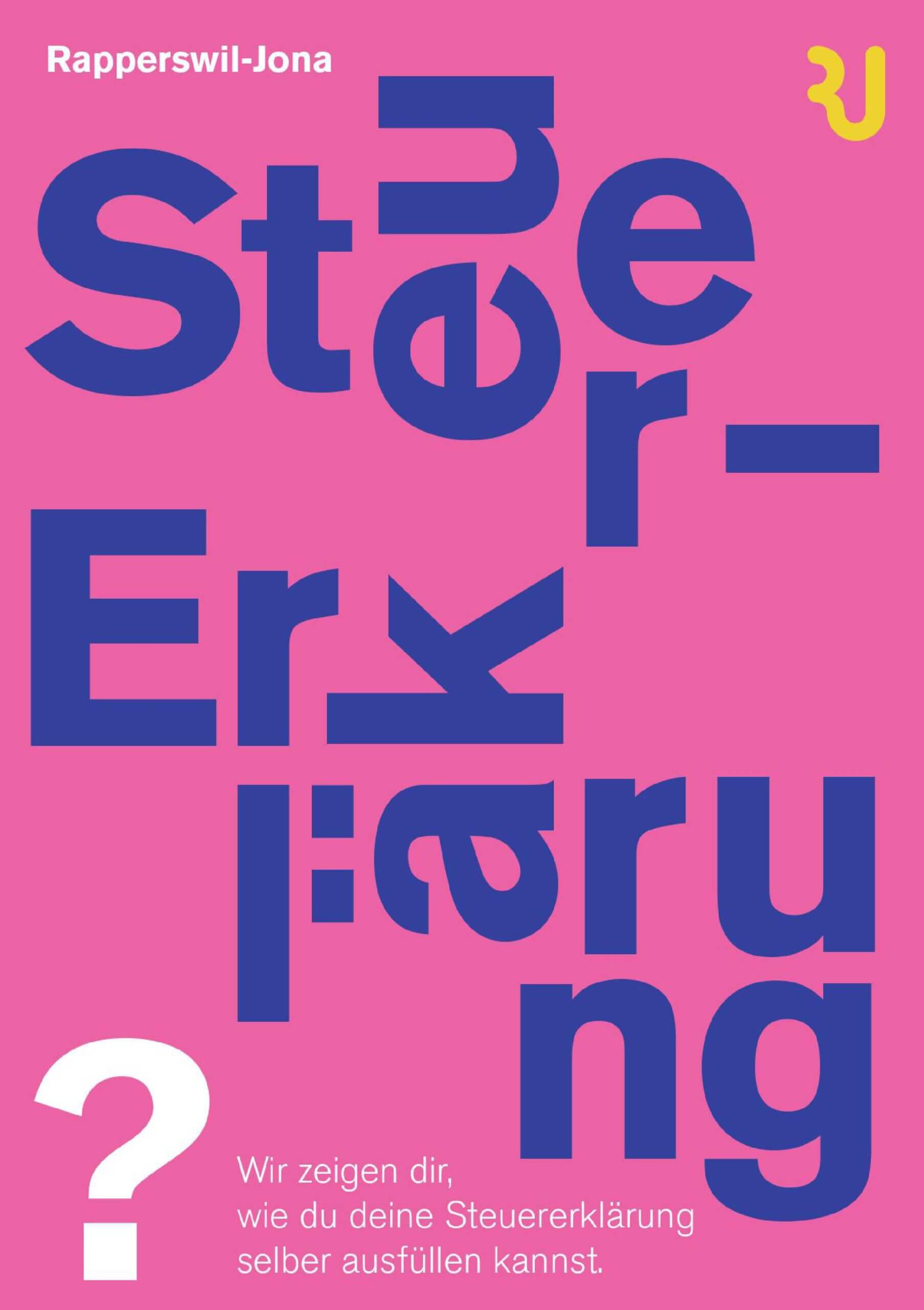 Steuererklärung, wie geht das? | Kostenloser Steuerworkshop für 18 bis 25-Jährige der Stadt Rapperswil-Jona. Du kannst an diesem Abend gleich die Steuererklärung fertig ausfüllen. Eine Expertin, ein Experte der Steuerverwaltung zeigt wie es geht. Flyer Steuerworkshop StadtRJ 2024 001 scaled |