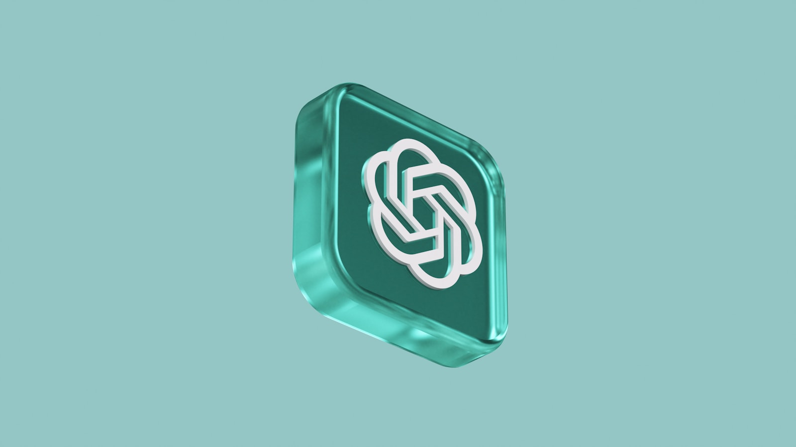 Ferienpass Weinfelden: chatgpt ki | a green square with a white knot on it
